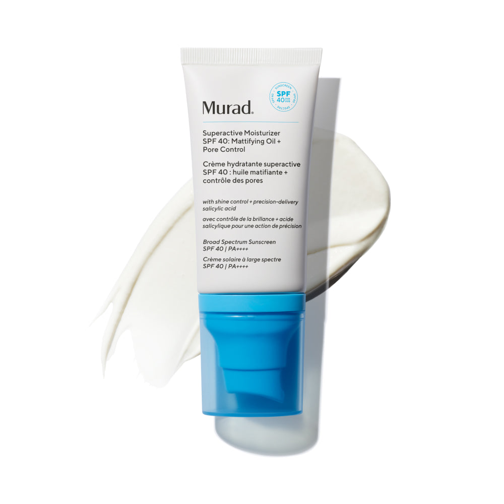 Superactive Moisturiser SPF 40: Mattifying Oil + Pore Control