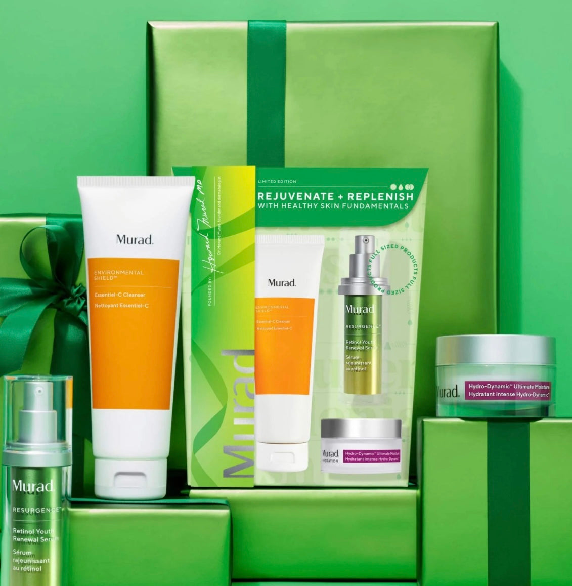 Murad - Rejuvenate + Replenish With Healthy Skin Fundamentals Gift Set
